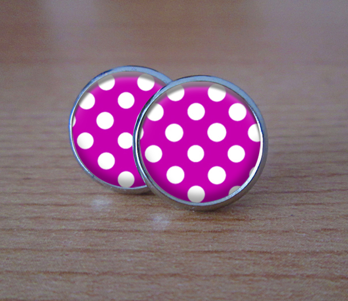 COOL PECKY - fialové s puntíčky