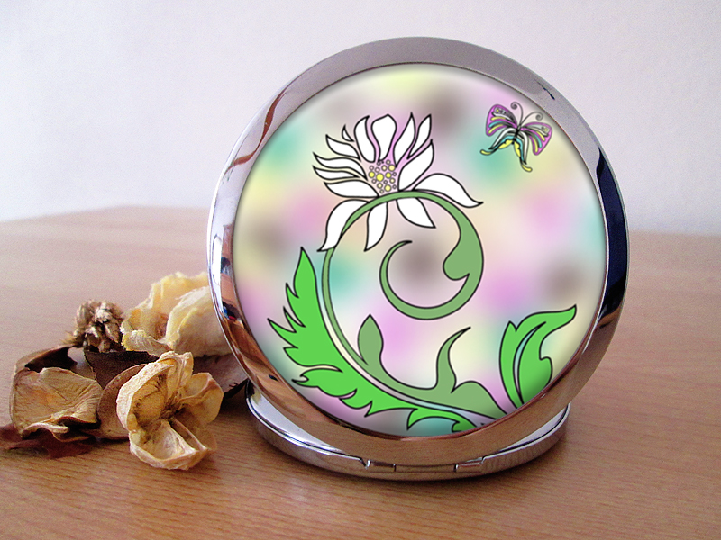 Kapesní zrcátko - Flying Butterfly