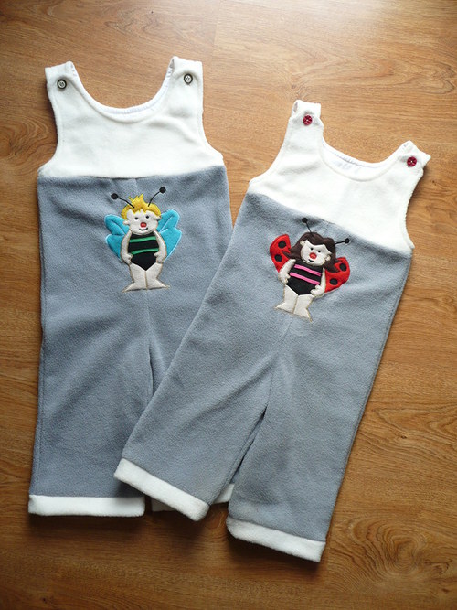 Overálkové hrací kalhotky DUO (Beruška a Brouček) 