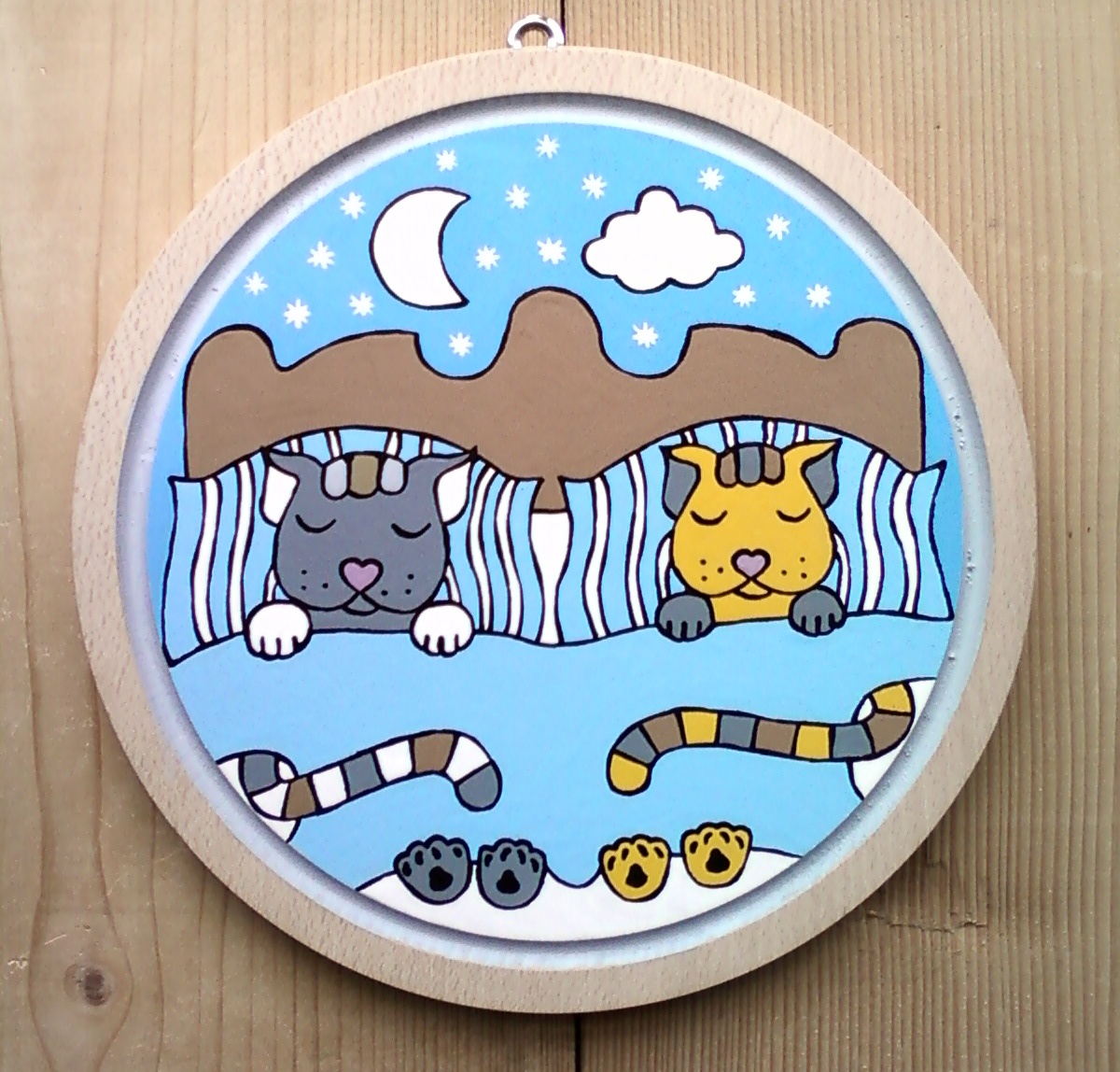 Obrázek na prkénku - On a ona.