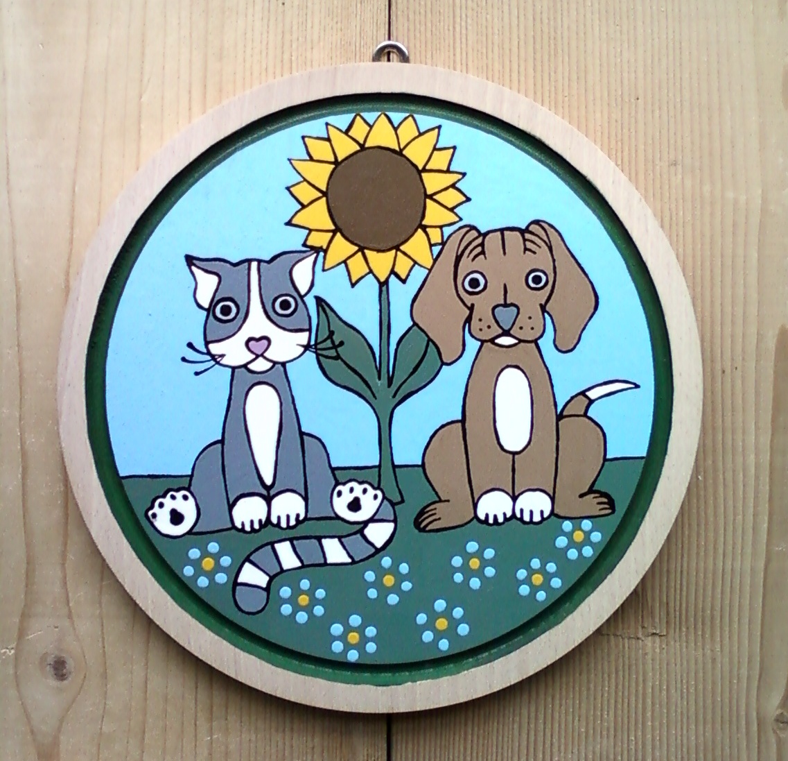 Obrázek na prkénku - Kamarádi.