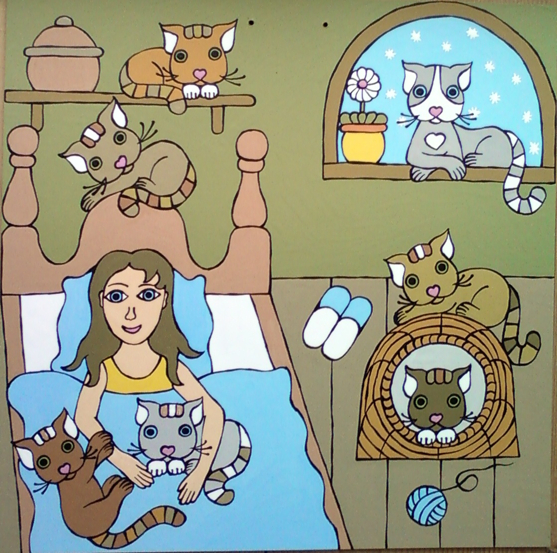 Obrázek - Nikdy to neskončí u jedné kočky.