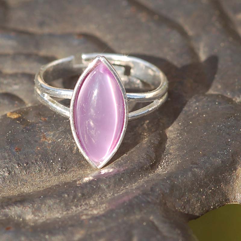 Prsten s fialovou navetou 