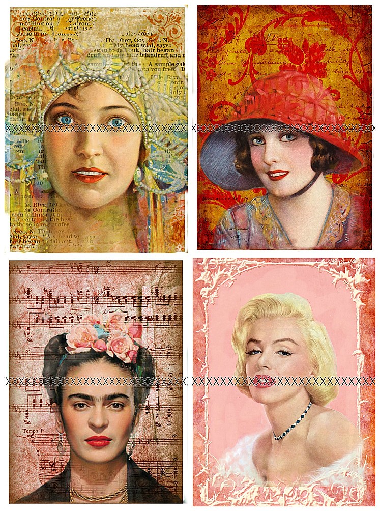 Bavlněná látka - panel - výběr - SF7