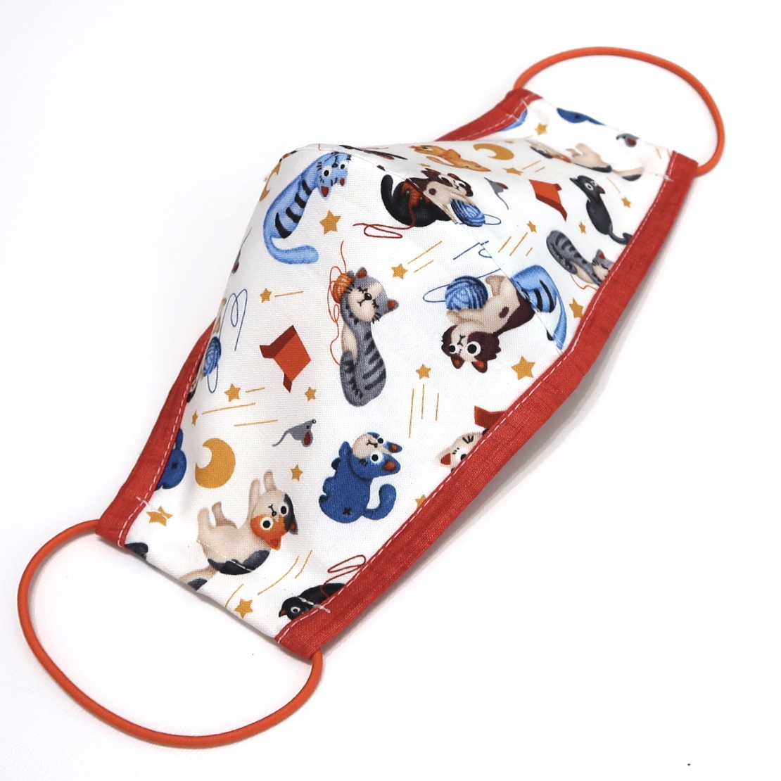 KOČKY -  textilní rouška 3+1