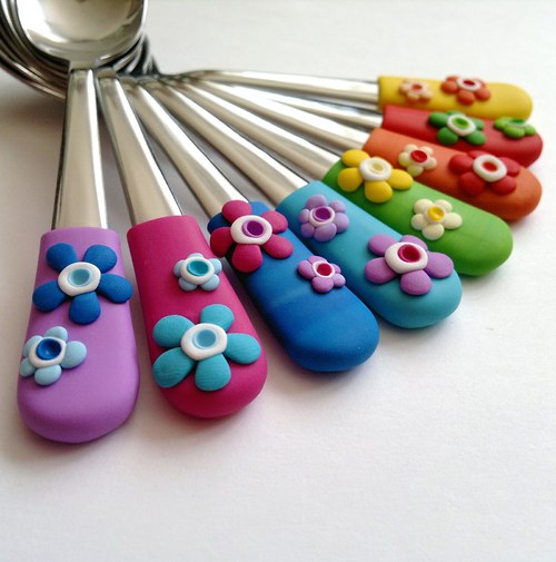 Květinkové čajové lžičky ...