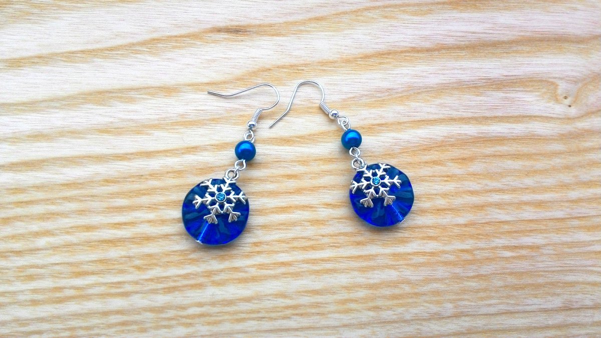 Náušnice vločky na obloze (1229/15)