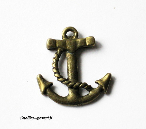 664.Kotva/ 23,5x21mm/10 kusů