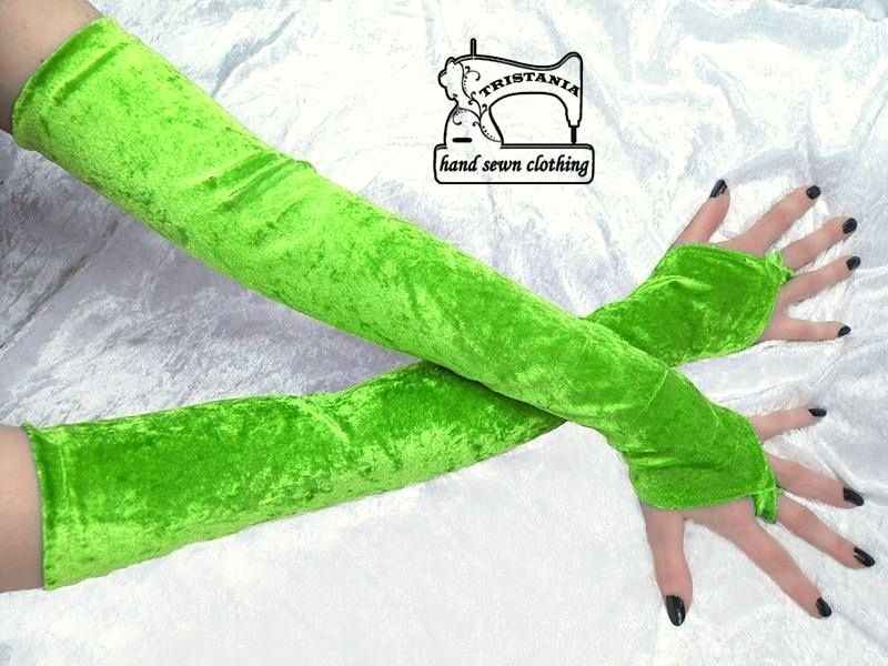 Dámské dlouhé společenské rukavice 0905