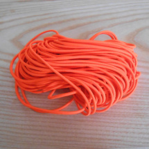 Pruženka kulatá 3 mm oranžová neon na roušku (ústenku)