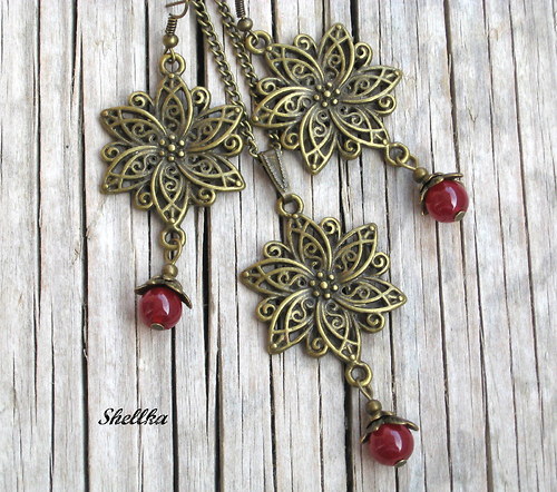 Sada náhrdelník+ náušnice 4