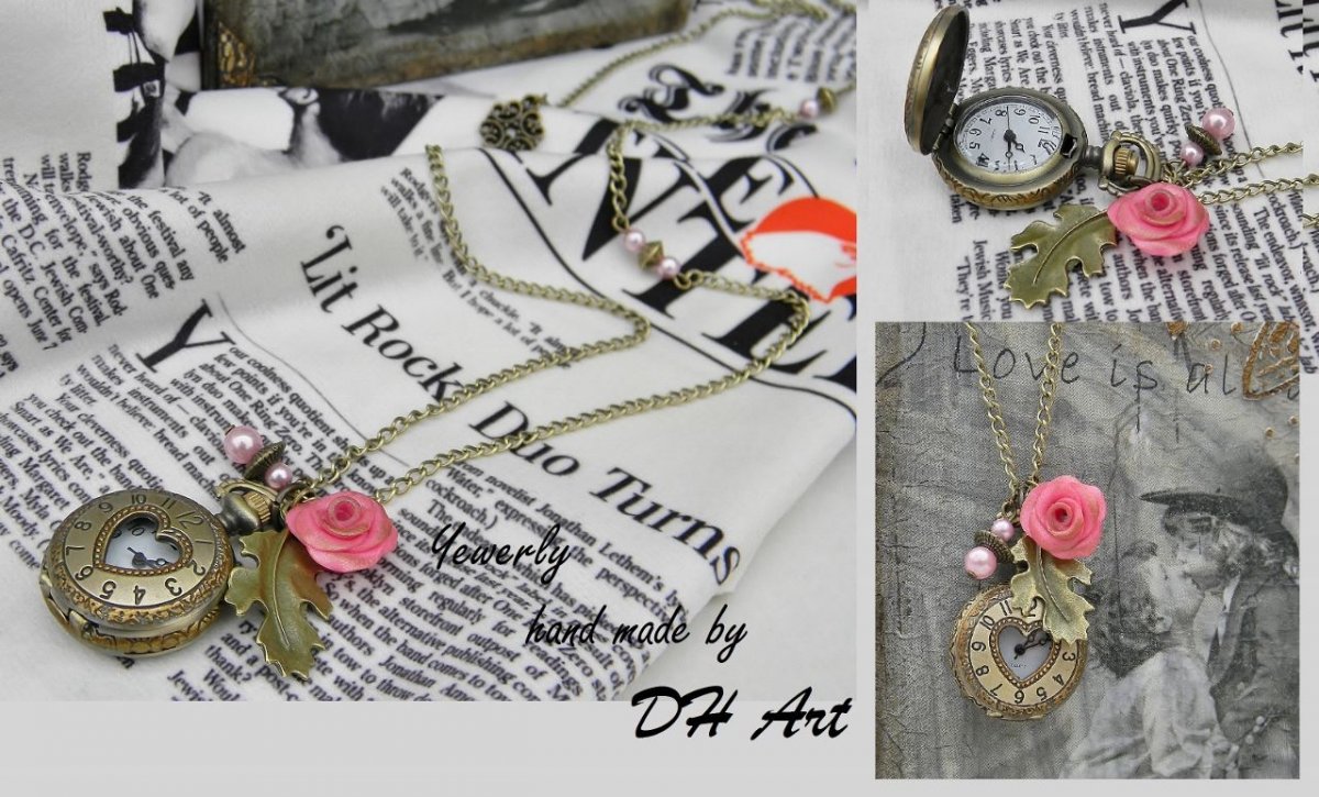 Kapesní hodinky Srdce H796