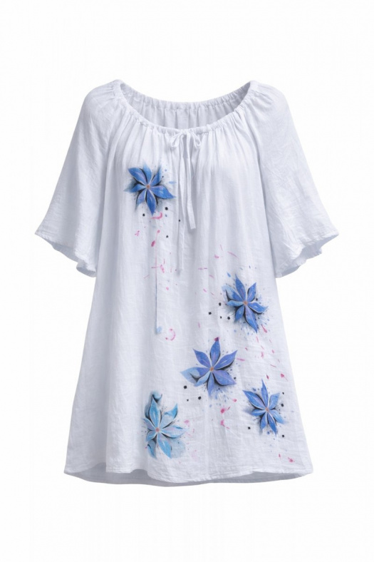 Halenka s květy 2XL- 3XL