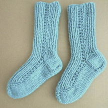 Ručně pletené ponožky s vlnou vel. 42-43