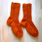 Ručně pletené ponožky s vlnou vel. 42-43