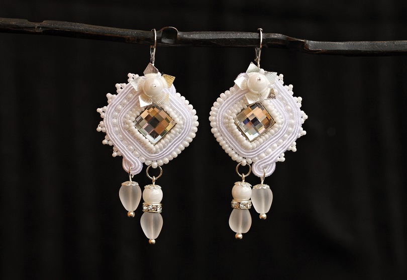 Sutaškové náušnice WEDDING DAY