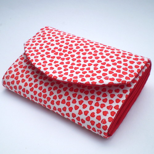 Peněženka srdíčková