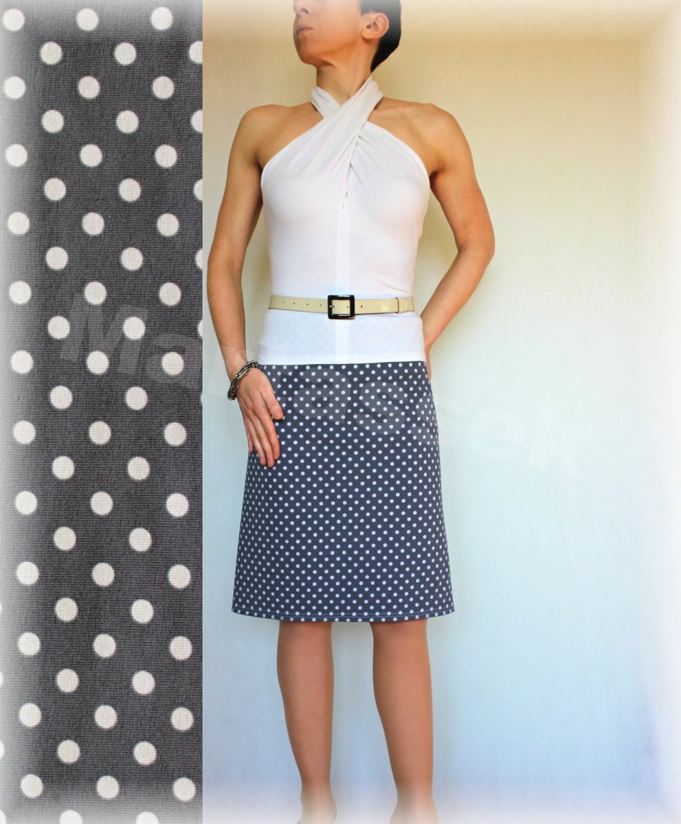 Sukně šedý puntík vz.350