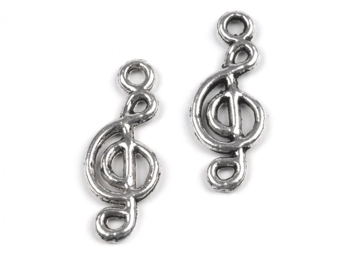 Přívěsek HOUSLOVÝ KLÍČ 2ks