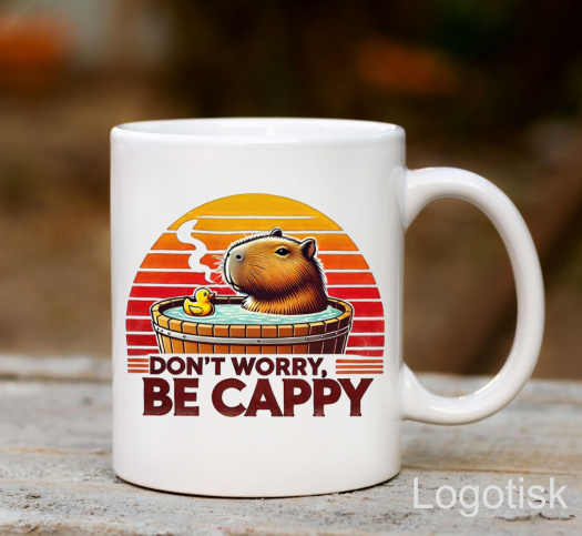 Hrnek s vtipným potiskem KAPYBARA