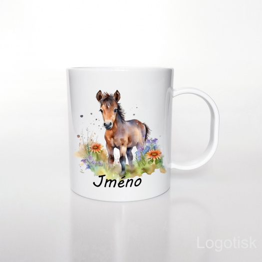 Plastový hrnníček HŘÍBÁTKO