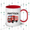 Plastový hrníček pro děti Hasiči se jménem