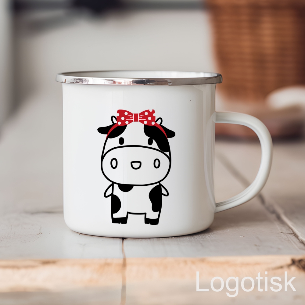 Valentýnský plecháček s potiskem MEDVÍDEK