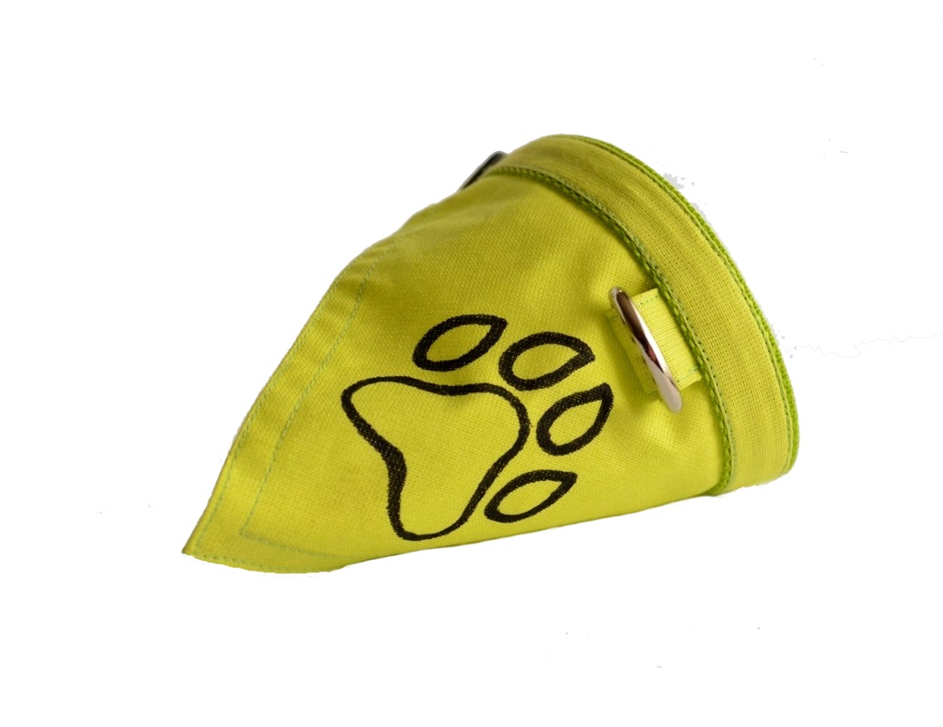 Obojek s šátkem "Tlapka" - malovaný