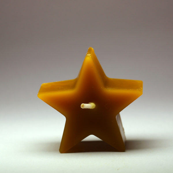Svíčka z včelího vosku - hvězdička