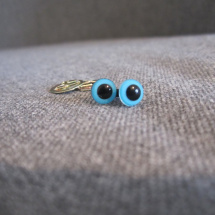 Bezpečnostní oči, modrá barva, 6mm 