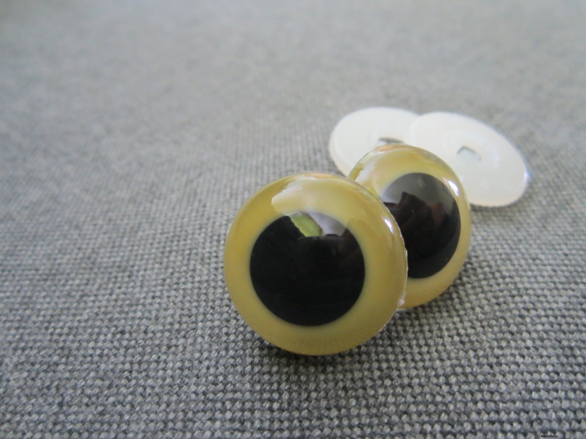 Bezpečnostní oči, zelená barva, 20mm 