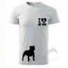 I love my dog - pitbull - pánské