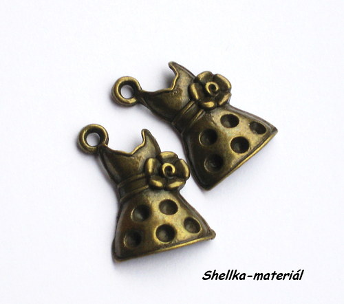 1425.Šatičky/ 21x14mm/ 2 kusy