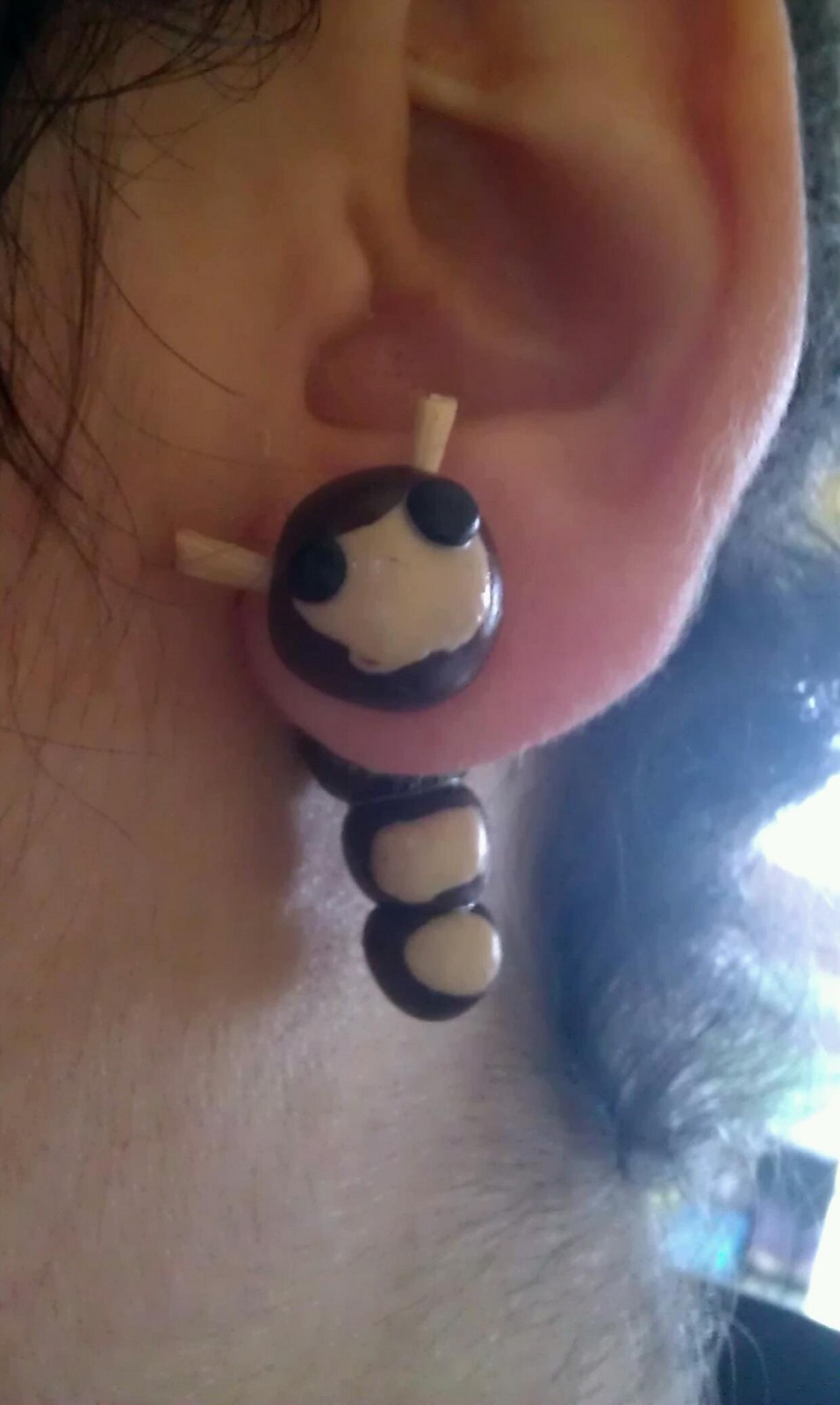 Housenky z fimo kaštanů