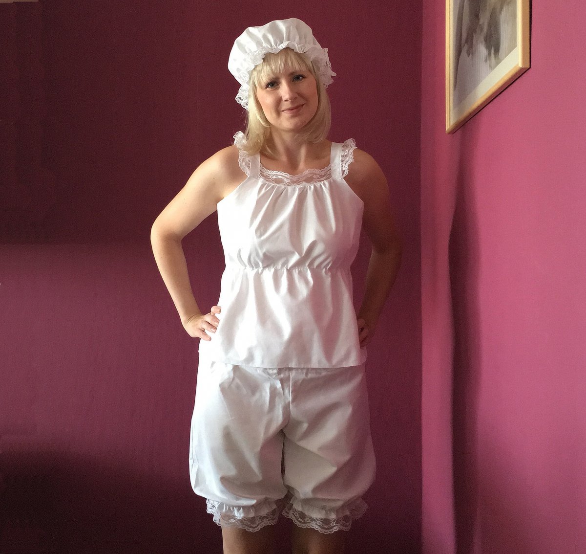 pradlena-retro-dospělý čepec