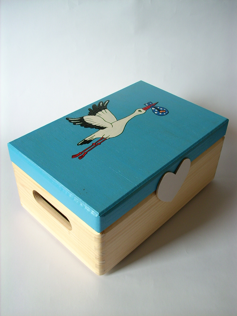 Krabička pro miminko se  jménem na přání... no.20