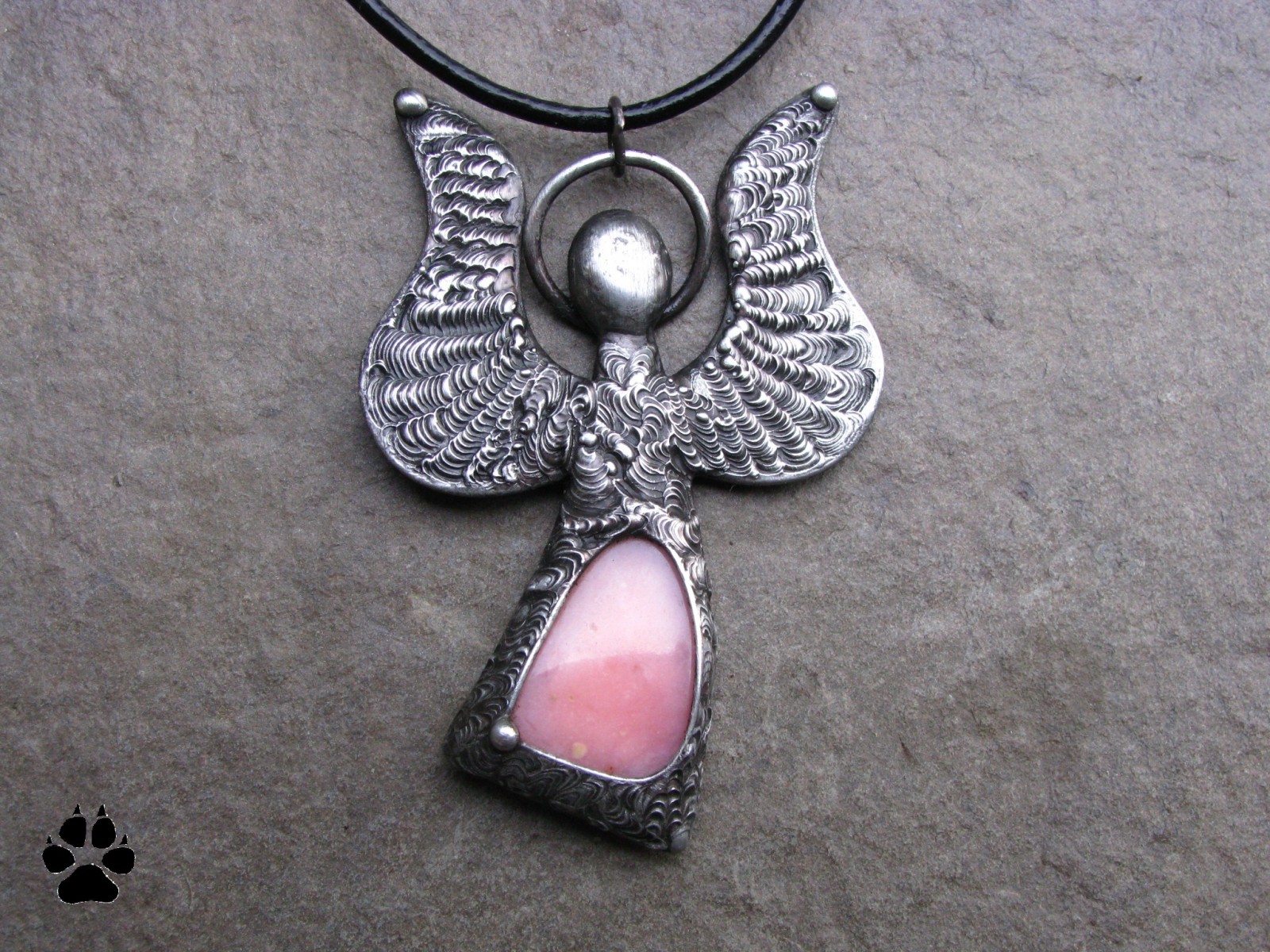 Andílek - růžový opál