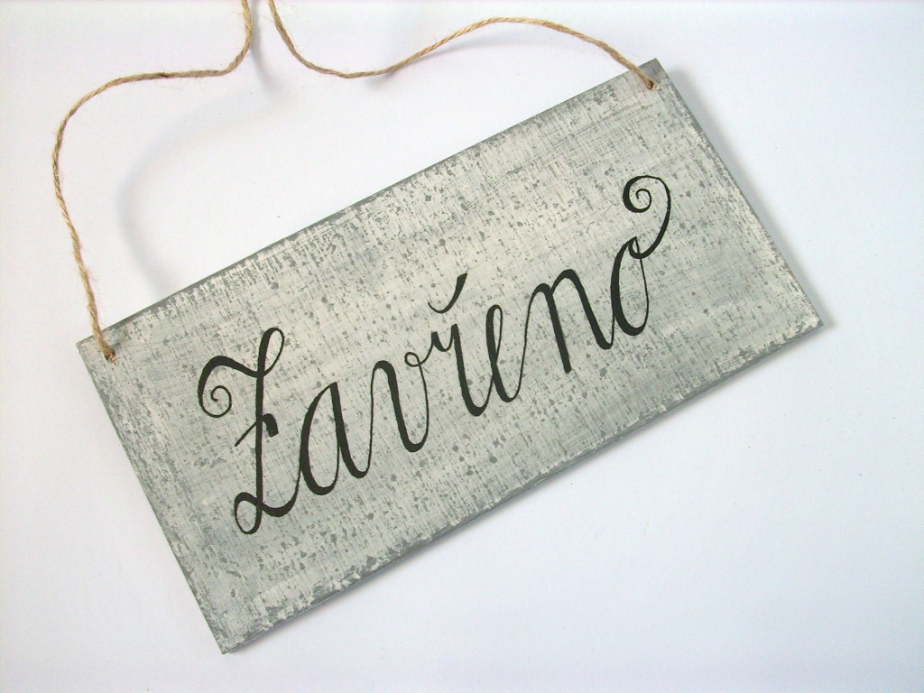 Oboustranná cedulka s textem na přání 17 x 9 cm