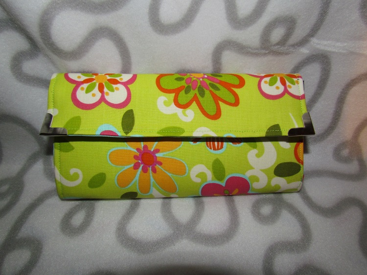 Peněženka květy velká