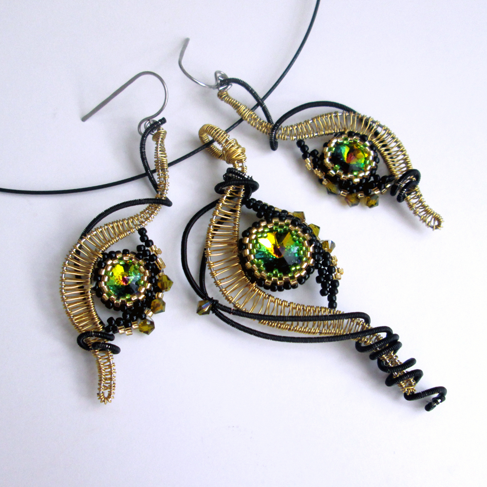 Sada Swarovski- rivolky vitrail medium