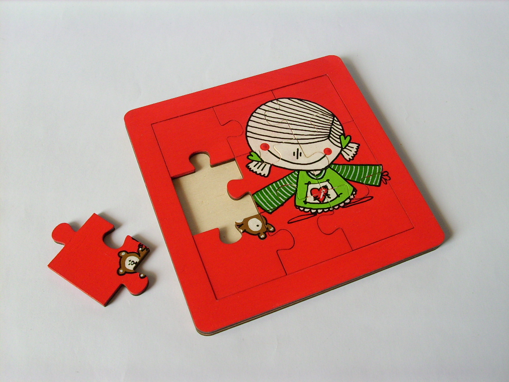 Dřevěné puzzle se jménem na přání... no.98