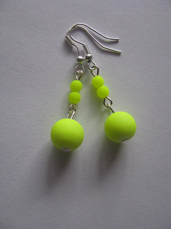 kuličky žluté neonové