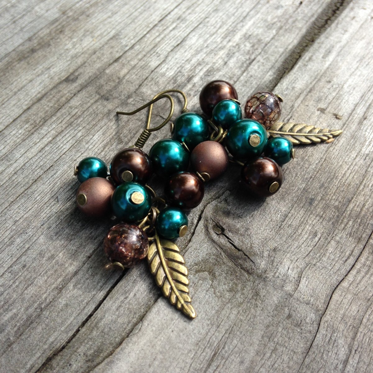 Čokoláda v petroleji - náušnice