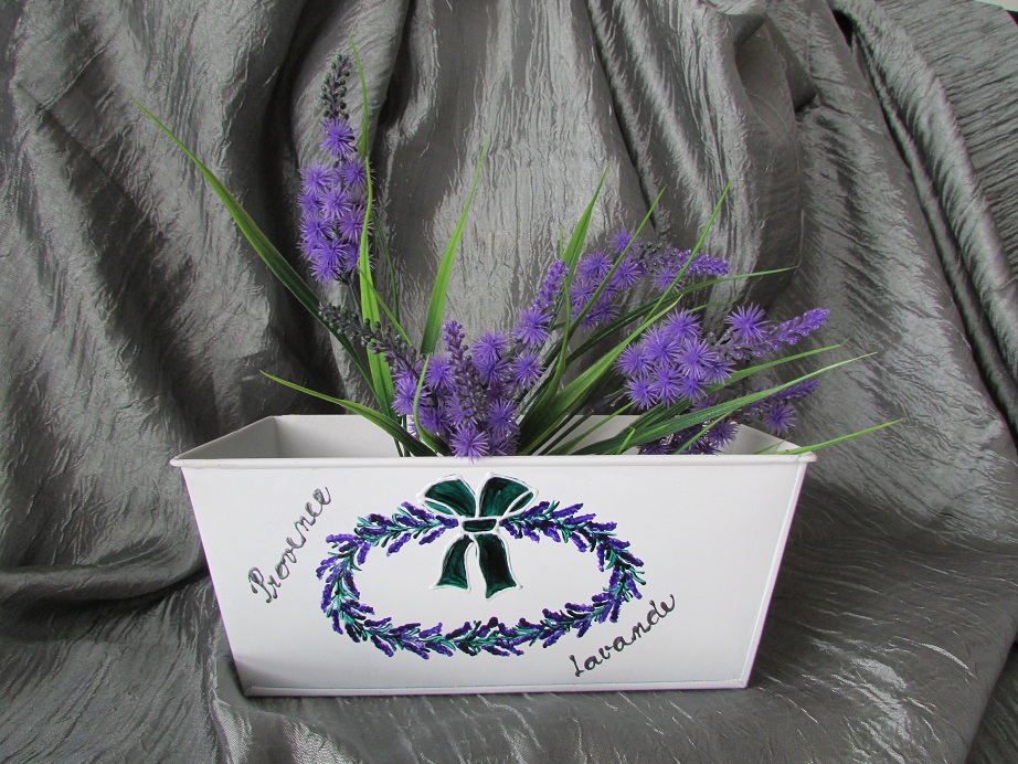 obal na květiny s provence dekorem