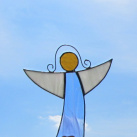 Tiffany vitráž anděl