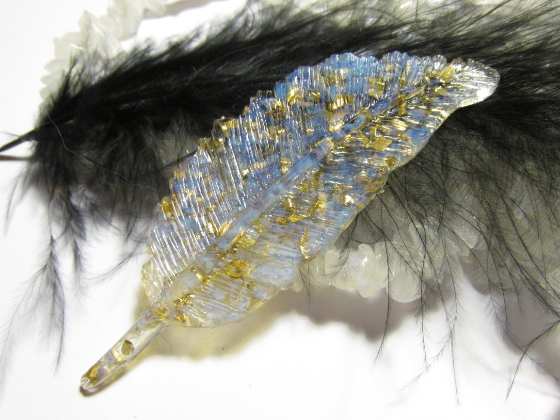 Orgonit na mobil - proti elektrosmogu - Opalit - peříčko