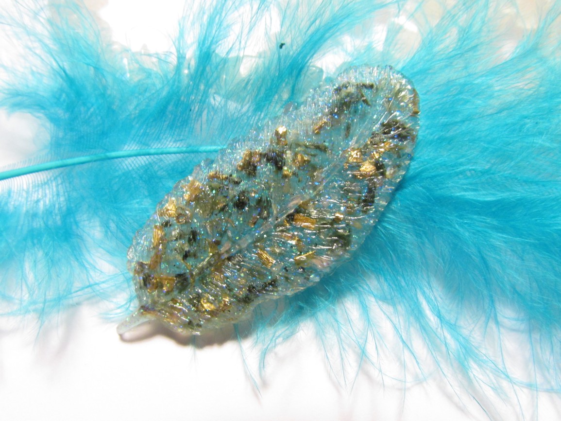 Orgonit na mobil - proti elektrosmogu - Serafinit - peříčko