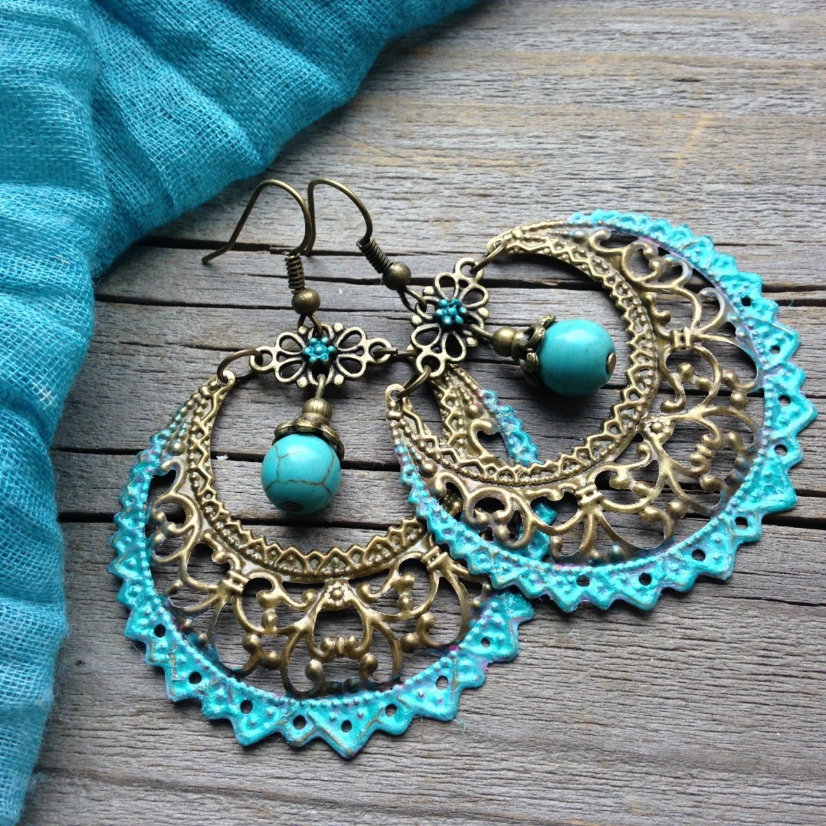 Filigránové maxikruhy s tyrkenitem