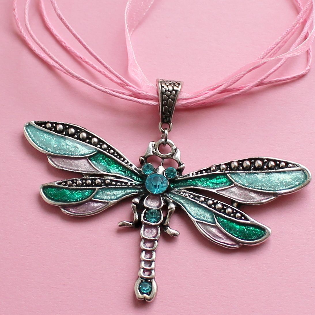 Luxusní vážka - náhrdelník