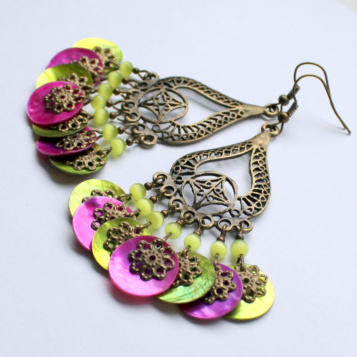 Vodopád - náušnice